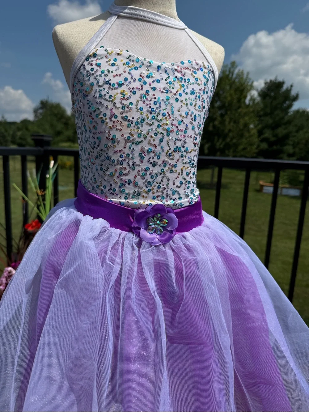 Weissman Showtime Stand Back #16256 Dance Costume SC Child Small 4-Piece